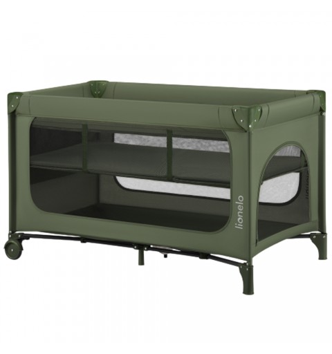 Lionelo Jasmin Easy Fold - łóżeczko turystyczne  | Green Olive